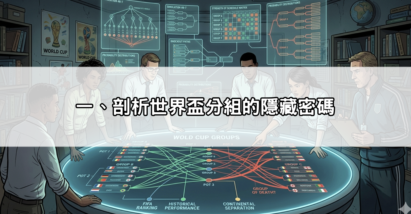 一、剖析世界盃分組的隱藏密碼