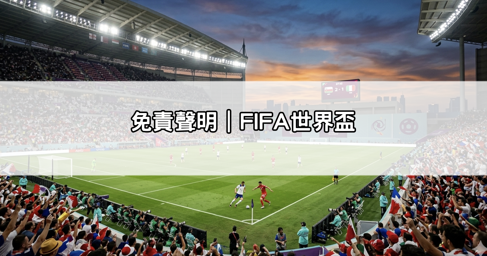 免責聲明|FIFA世界盃