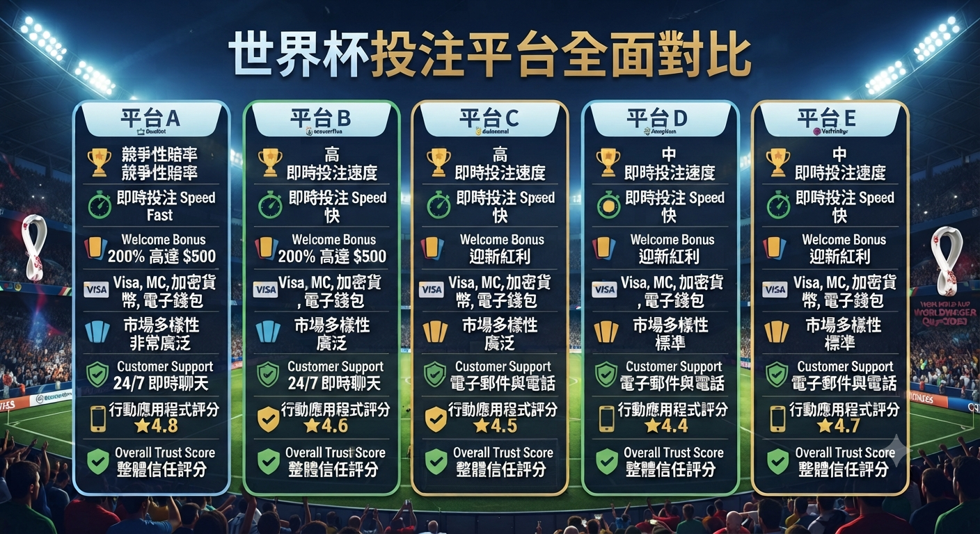 世界杯投注平台比較