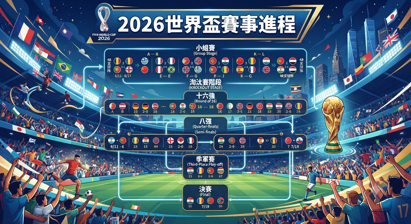 2026世界盃賽事進程